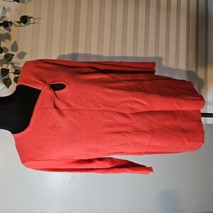 Philosophy Coral Quater Sleeve Top